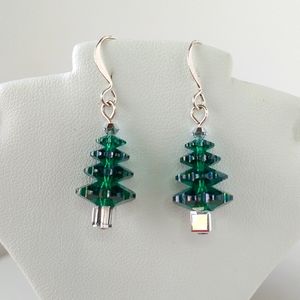 Swarovski Christmas earrings